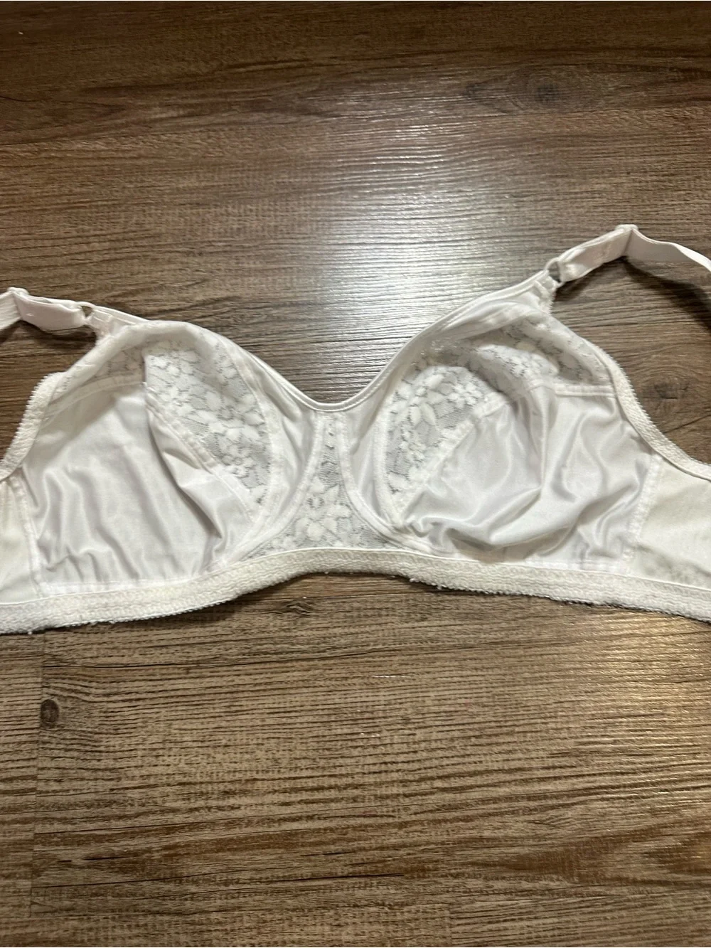 White vintage bralette